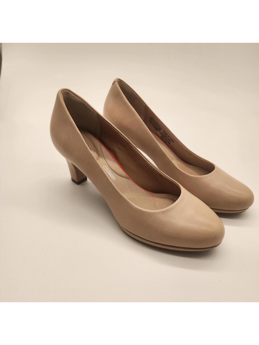 New Rockport cream trutech 6.5  Total Motion Leah Pumps no box